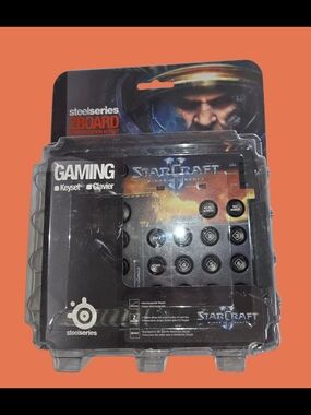 New SteelSeries ZBoard StarCraft II Limited Edition Gaming Keyset - Black/Orange